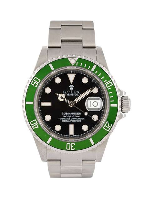 Rolex SUBMARINER DATE GHIERA VERDE KERMIT F SERIAL .